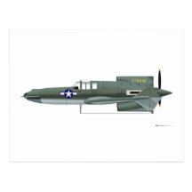 Ascendante de Curtiss XP-55 Cartes Postales