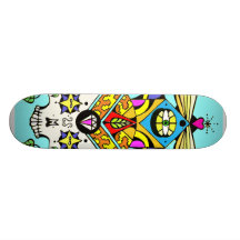 ascending skull skateboard