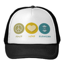 Ascenseurs d'amour de paix casquette de camionneur