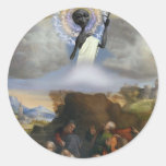 Ascension of Alien Jesus Sticker