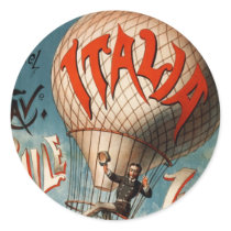 Ascensione del cavaliere  Emile Julhes -  Italia Round Sticker