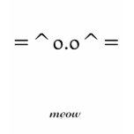 ASCII Cat Face t-shirts