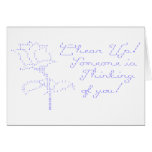 ASCII Rose - Cheer Up Greeting Card