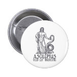 Asclepius Button