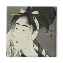 Ase o fuku onna refrigerator magnets