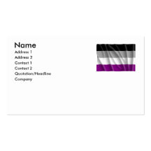 ASEXUAL FLAG FLYING -.png Business Card Templates