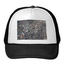 Ashes and Burned wood on the ground Trucker Hats