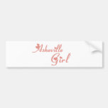Asheville Girl tee shirts Bumper Stickers