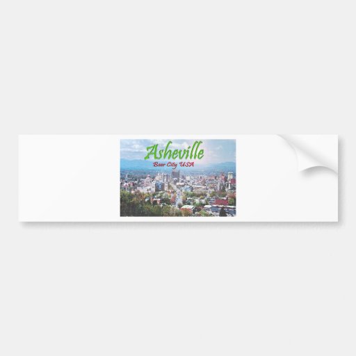 ASHEVILLE, NORTH CAROLINA BUMPER STICKER