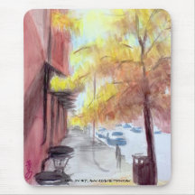 Ashley St., Ann Arbor, Michigan Mousepads