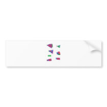 Ashli's dresses design bumper sticker