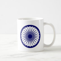 Ashoka Chakra, India flag Mugs
