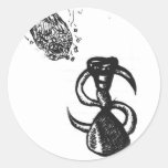 Ashteroid Round Sticker