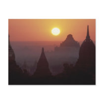 Asia, Burma, (Myanmar), Pagan (Bagan) The temple Postcards