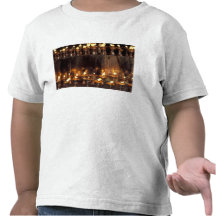 Asia, China, Tibet, Lhasa. Prayer flames, Tee Shirts
