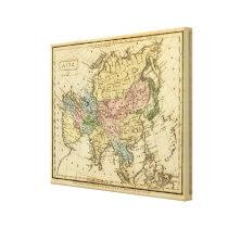 Asia Hand Coloured Atlas Map 2