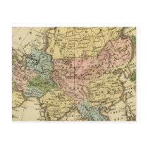 Asia Hand Coloured Atlas Map