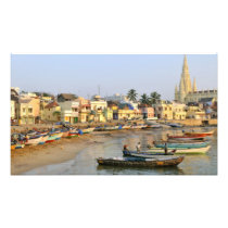Asia, India, Tamil Nadu, Kanniyakumari Photo Art