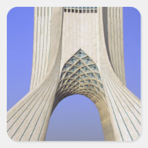 Asia, Iran, Tehran. Freedom Monument in Azadi Stickers