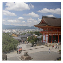 Asia, Japan, Kyoto, Kiyomizu Temple Ceramic Tiles