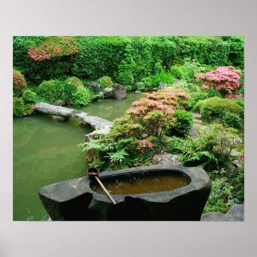 Asia, Japan, Kyoto. Zen Garden Posters
