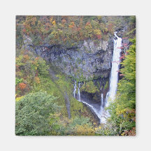 Asia, Japan, Nikko. Kegon waterfall of Nikko, a Magnets