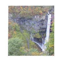 Asia, Japan, Nikko. Kegon waterfall of Nikko, a Note Pad