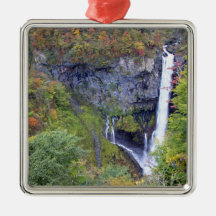 Asia, Japan, Nikko. Kegon waterfall of Nikko, a Christmas Ornaments