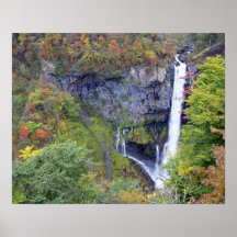 Asia, Japan, Nikko. Kegon waterfall of Nikko, a Posters