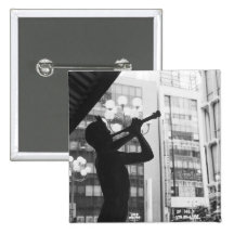 Asia, Japan, Tokyo. Music statue, Shibuyaku Pins