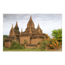 Asia, Myanmar Burma), Bagan Pagan). Various Art Photo
