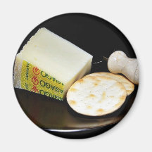 Asiago Pressato Cheese Refrigerator Magnet