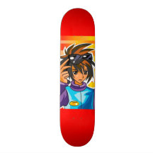 Asian Cartoon-Art Skateboard