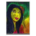 Asian Eyes Greeting Card