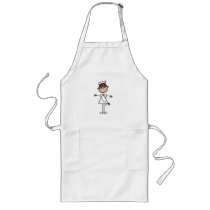Asian Female Stick Figure Nurse T-shirts and Gifts Aprons
