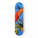 Asian Flags Against the Sky Painting Skate Board Decks