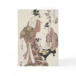 Asian Girls Geesha Greeting Card