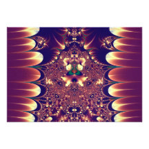 Asian Influence Fractal Invites