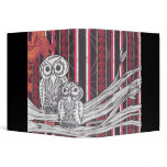 Asian Owls Binder