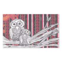 Asian Owls stickers