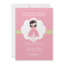 Asian Princess Birthday Party Invitation