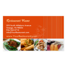 Asian Restaurant Business Card