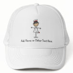 Asian Stick Figure Nurse T-shirts and Gifts Hats