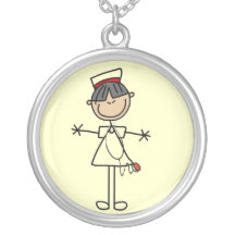 Asian Stick Figure Nurse T-shirts and Gifts Pendants