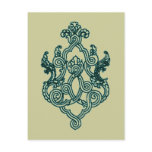 ASIAN TRIBAL TATTOO DESIGN BUDDHIST HINDU POST CARDS
