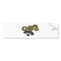 AsianCoins062109 Bumper Stickers