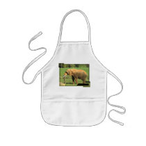 Asiatic Elephant  Children's Apron