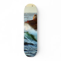 Asilomar Beaches Waves Ocean Dusk Skate Deck