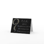 ASK about AAC black notecard