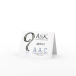 ASK about AAC notecards - 2